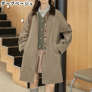 マルチカラーボタン コート M 2col 250443