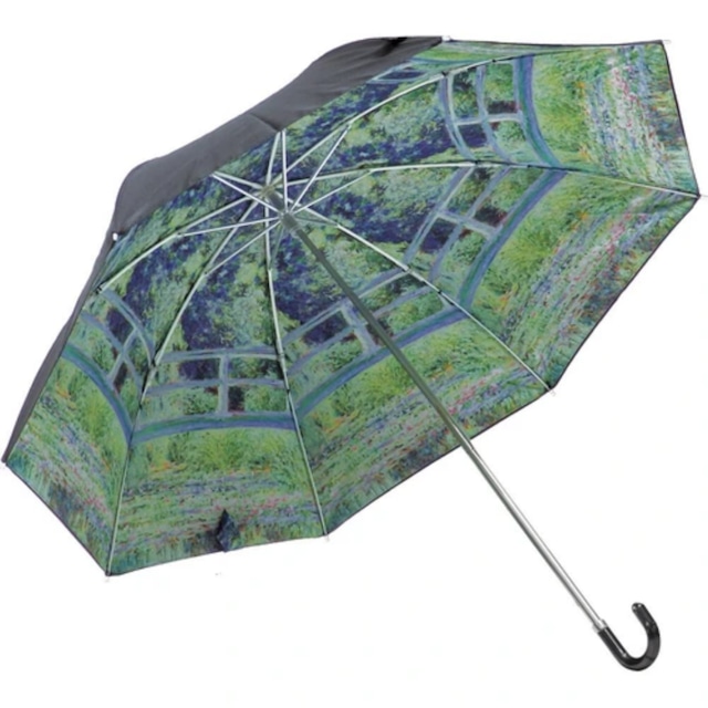 umbrella　折り畳み式　モネ（日本橋）　日傘 雨傘 晴雨兼用 街歩き 旅行 UV対策 紫外線 紫外線対策】