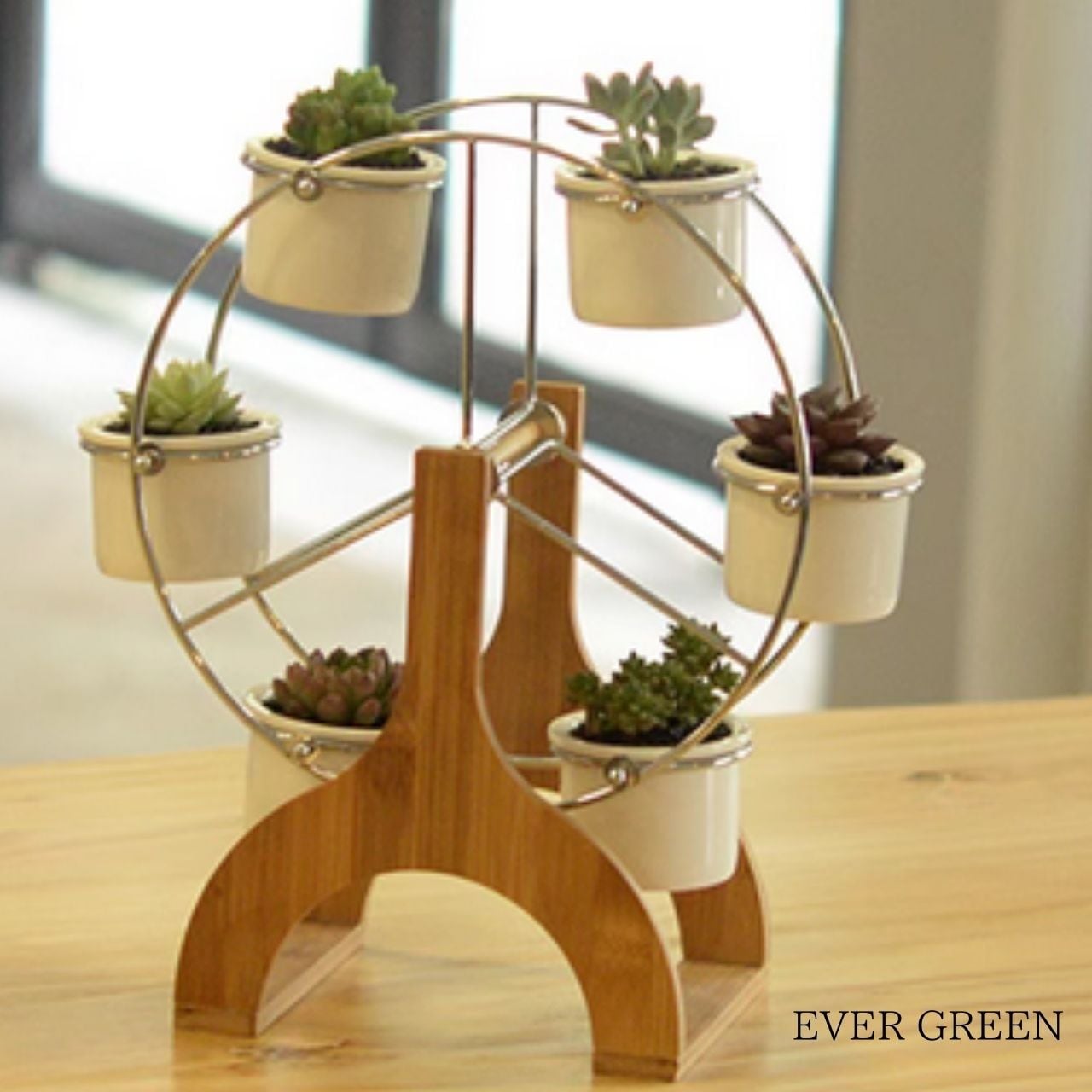 多肉（フェイクグリーン）の観覧車 A060 | EVERGREEN エバーグリーン