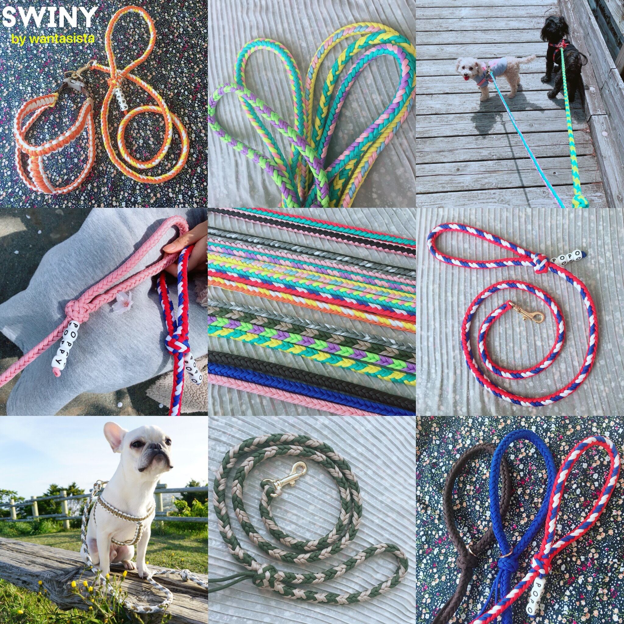 Ssize【ハーネス・パラコード&本革】オーダーメイド♡SWINY by