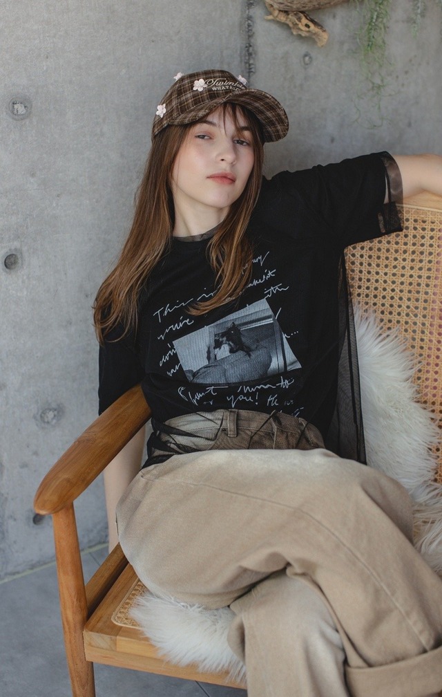 （select）チュールTシャツ （２枚SET)