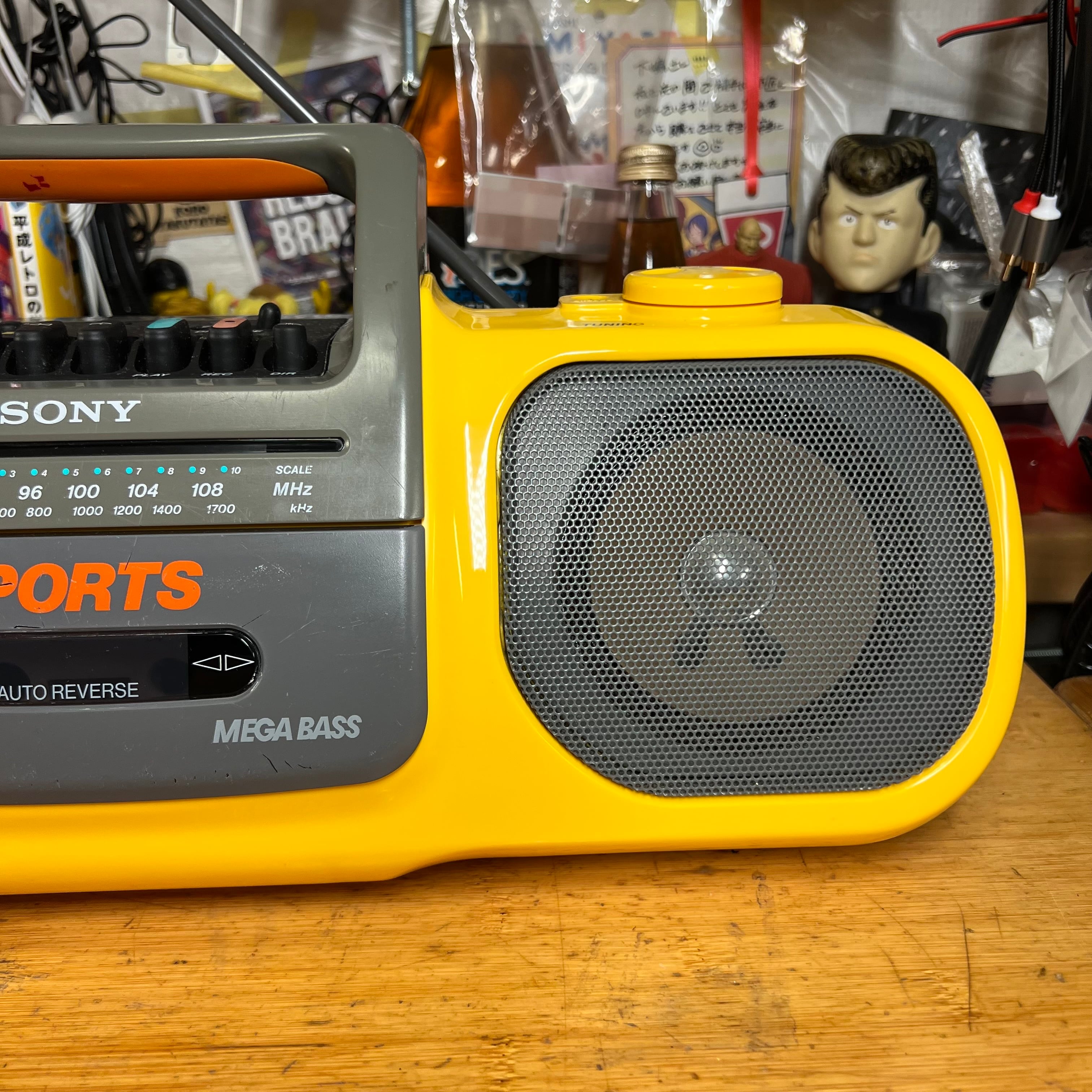 ジャンク SONY SPORTS ラジカセ CFS-905 MEGABASS 美品メンテ品] Sony Sports CFS-905 ステレオラジカセ | stability