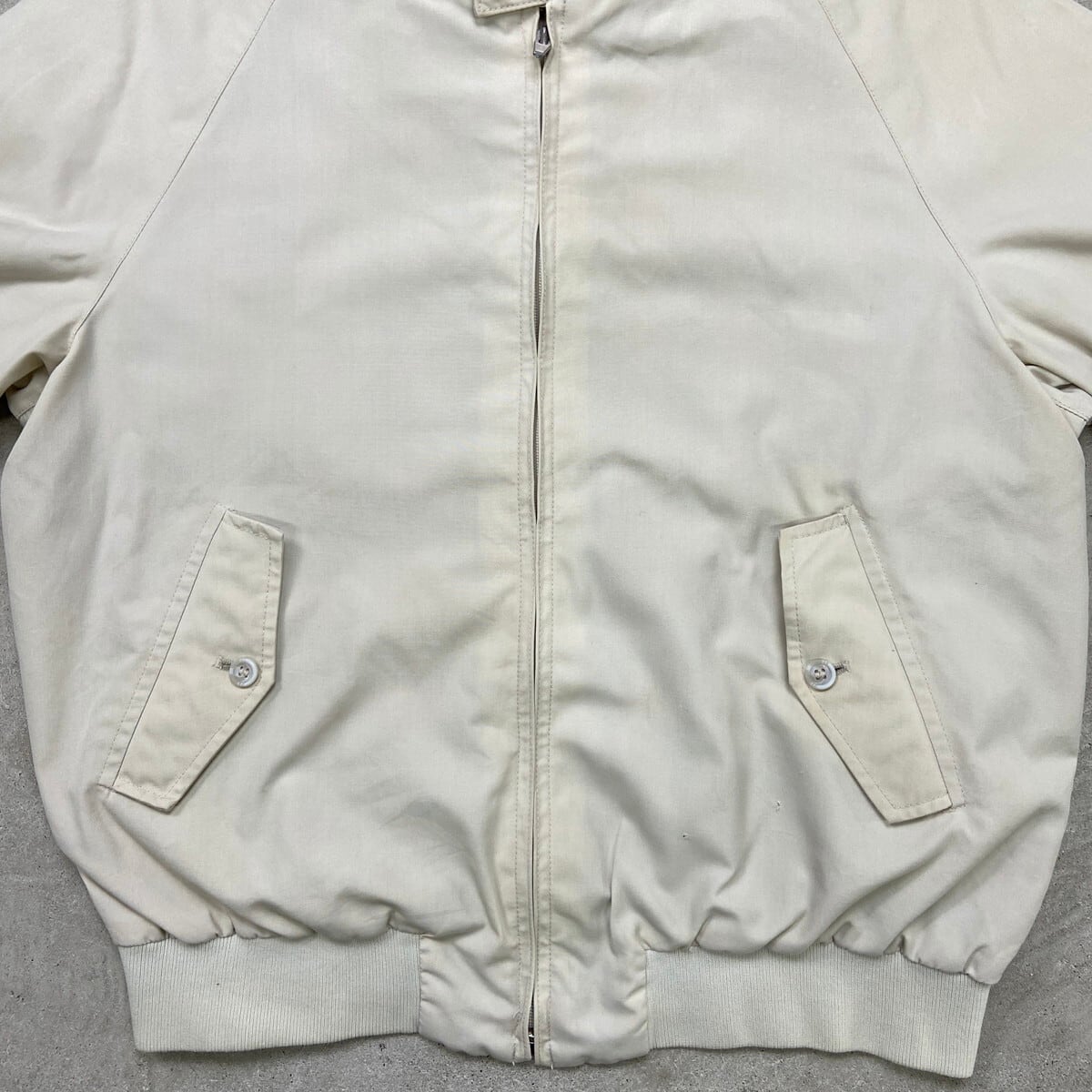 【希少80s】VINTAGE BARACUTA G9 アイボリー 38（M相当) 80年代 BARACUTA by VAN HEUSEN バラクータ G9 スイングトップ
