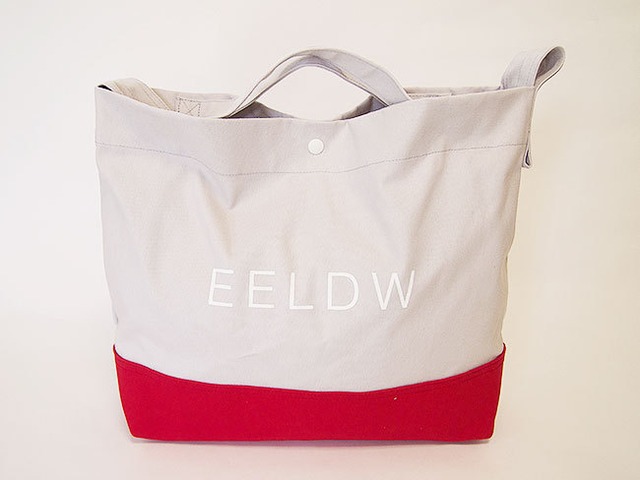 2WAY ショルダー バッグ　"2WAY SHOULDER BAG"  (GRAY×RED)