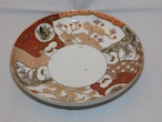 色絵五寸皿(蔵春亭三保　造) collard porcelain plate(Sanho Kurasyuntei signature)