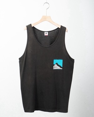 good fade both sides printed tank-top / Made In USA