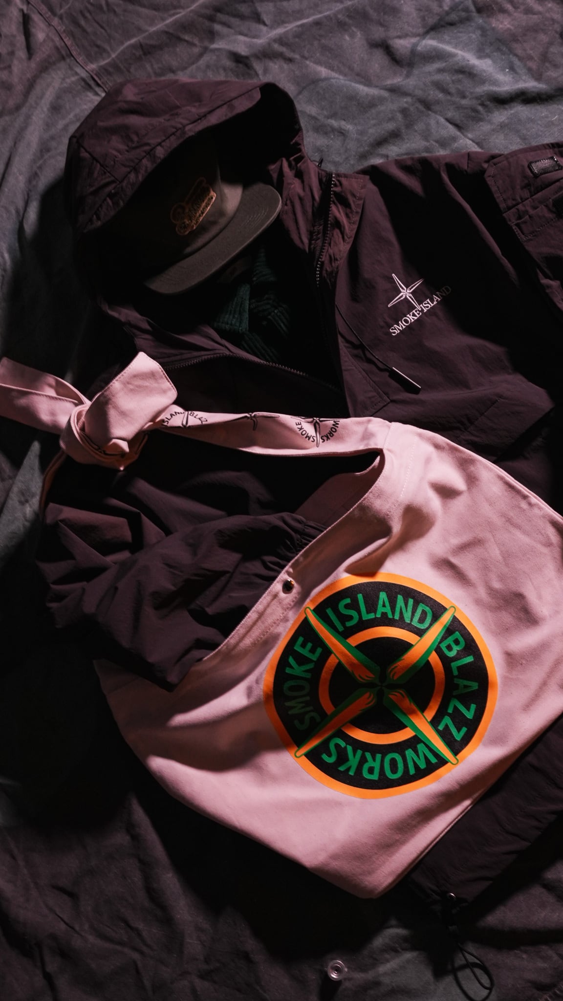 SMOKE ISLAND Anorak Jacket [GRAY] | blazz works