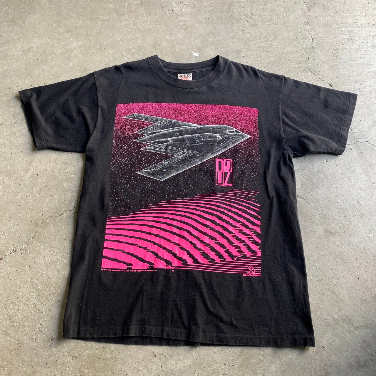 USA製 90年代 ヴィンテージ BLACKBIRD B2 両面プリント Tシャツ メンズ 