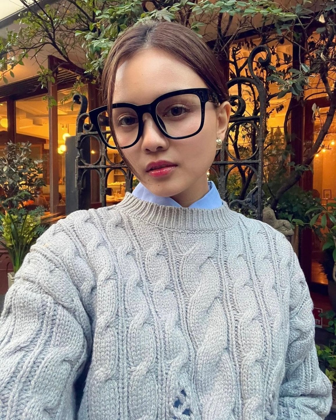 4colors】square wide clear sunglasses | FLEX公式｜SNSで話題のアイ