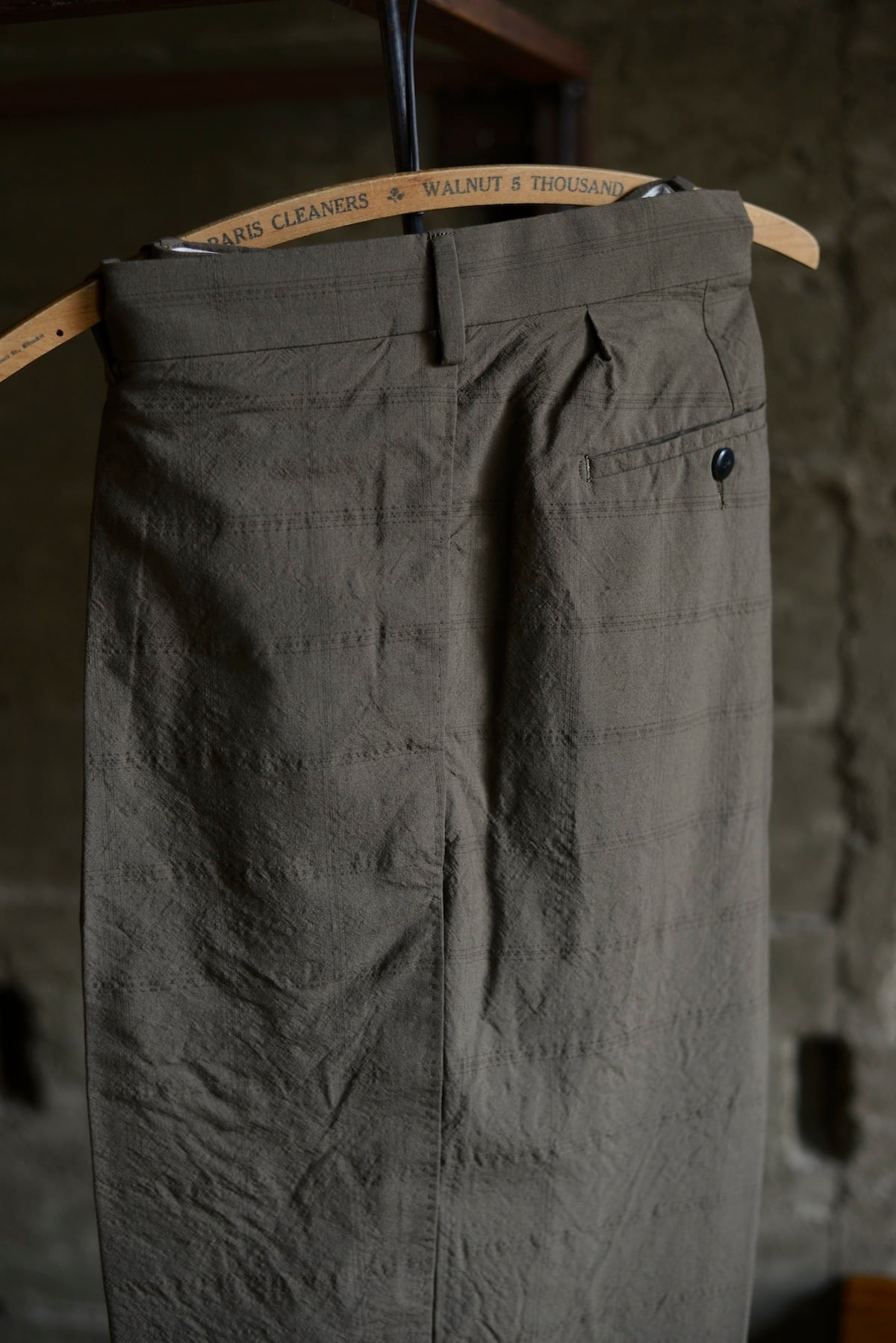 NICENESS / W.SCHENKER FLYING V CHECK TROUSERS | tatazumaiizumai