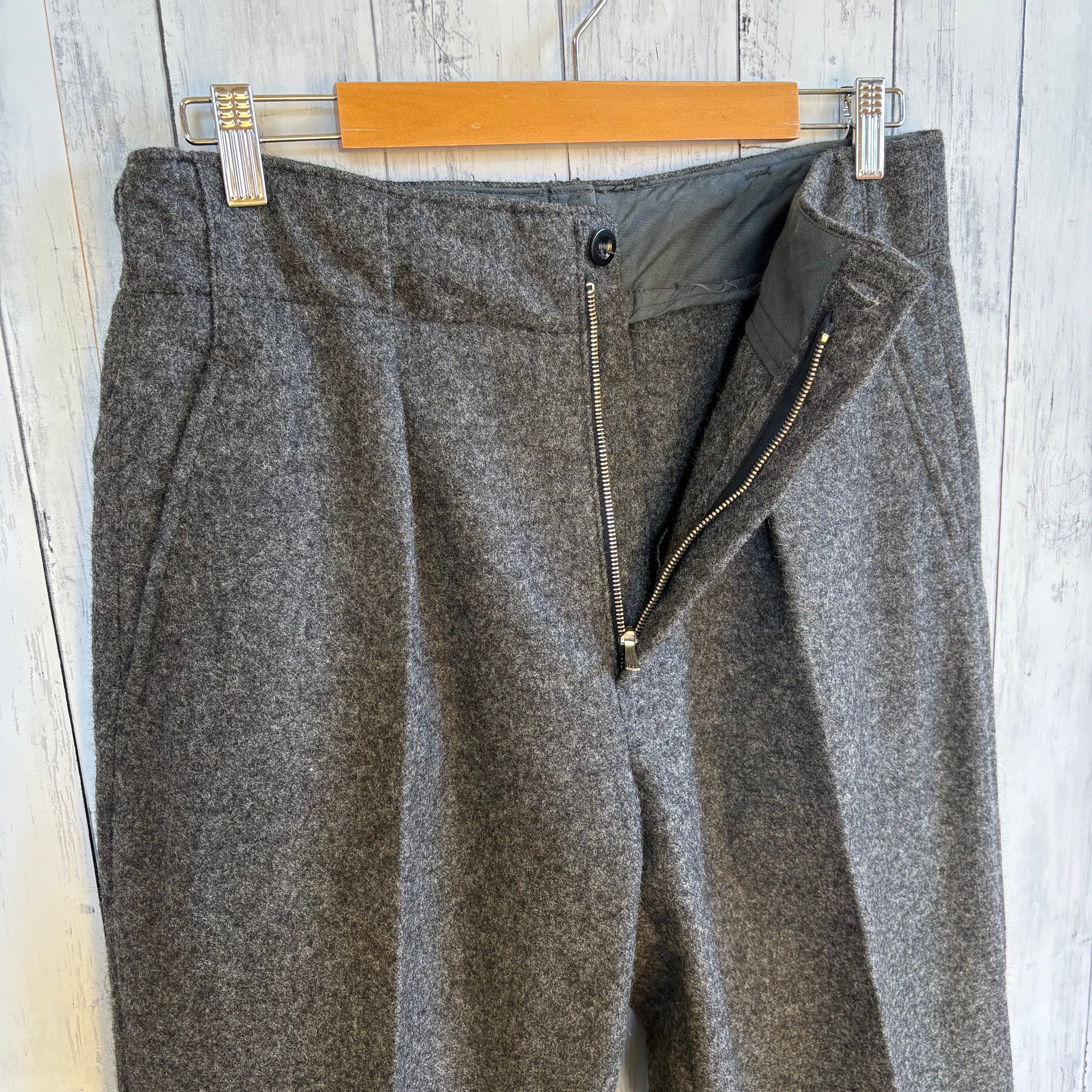 60s ヴィンテージ デンマーク軍 ウールパンツ ミリタリーパンツ
