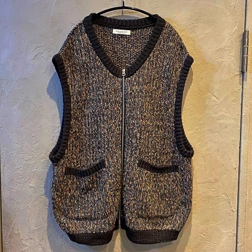 ENCOMING インカミング 22SS KNITTED TWO POCKET VEST