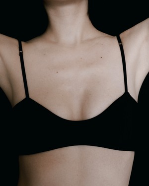 Rib Bralette BLACK