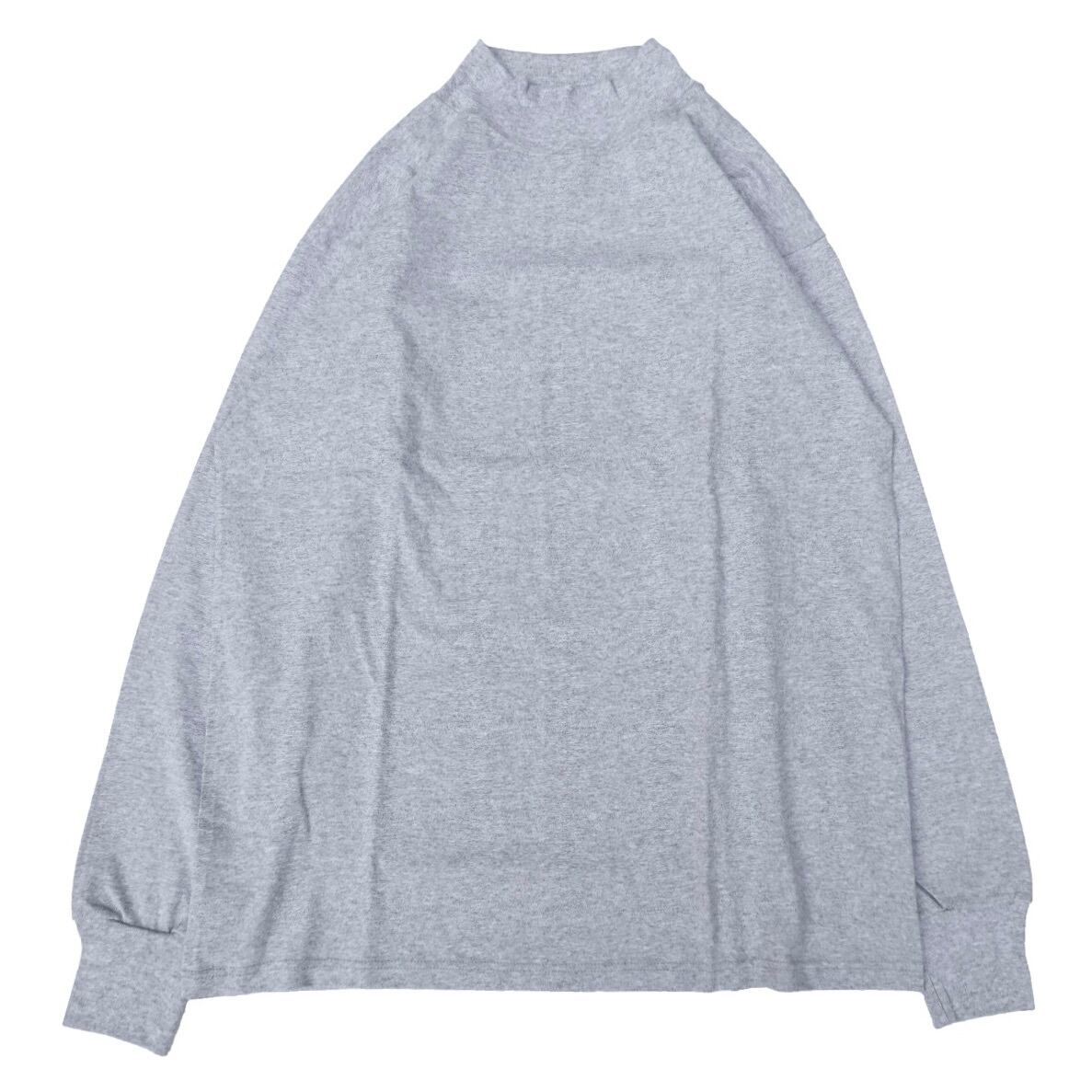 LIFEWEAR (ライフウェア) LONG SLEEVE MOCK NECK TEE アスレチックグレー