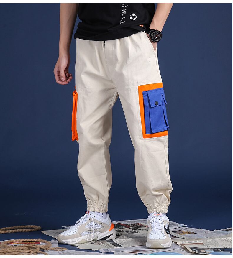 全2色 カーゴパンツ マルチポケット カジュアル ストリート