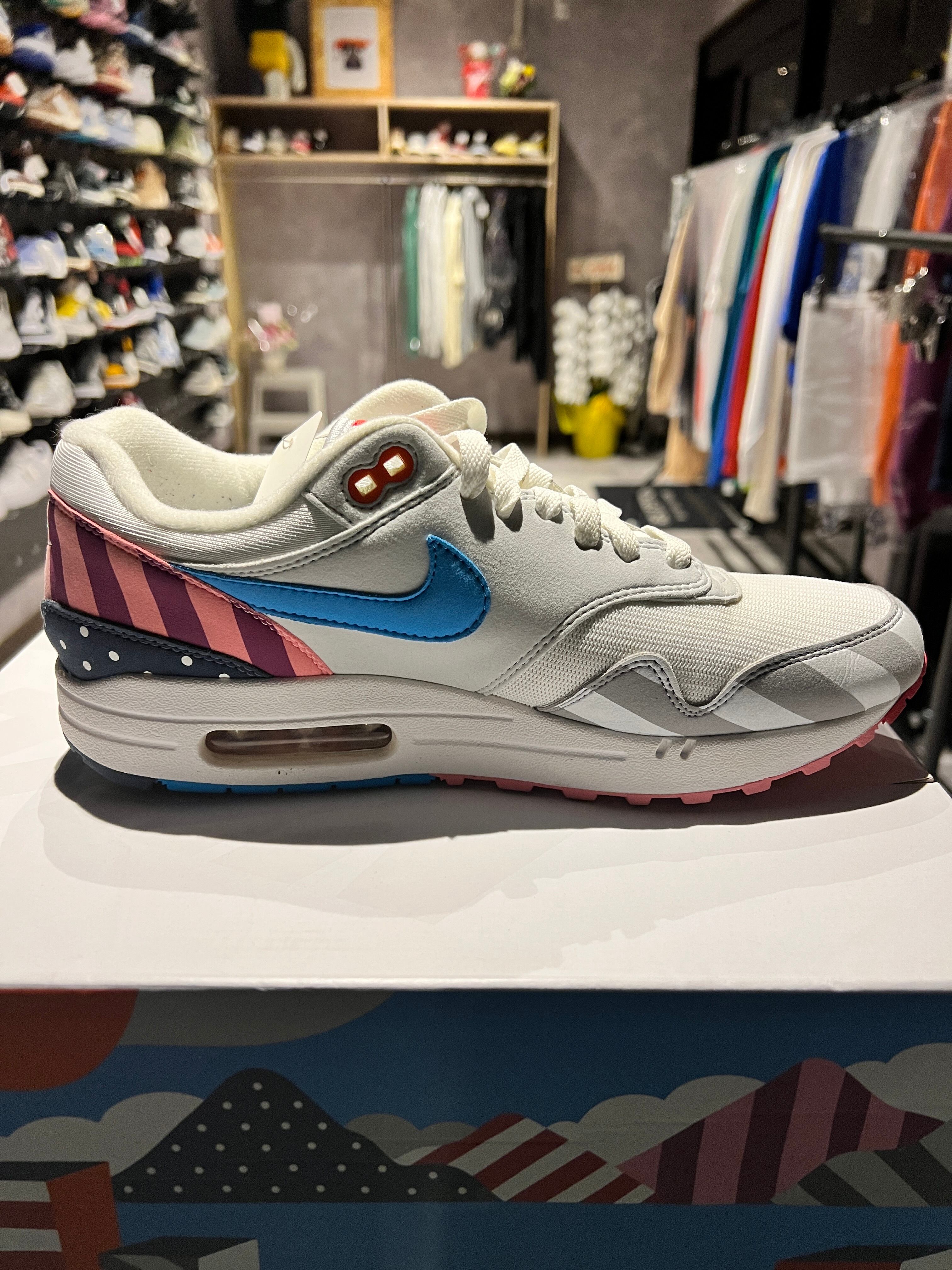 PARRA × NIKE AIR MAX 1 WHITE/PURE PLATINUM US9/27cm | RECEPTION ...