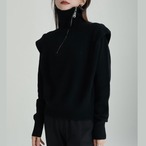 Diagonal Zipper Turtleneck Sweater(ME030)