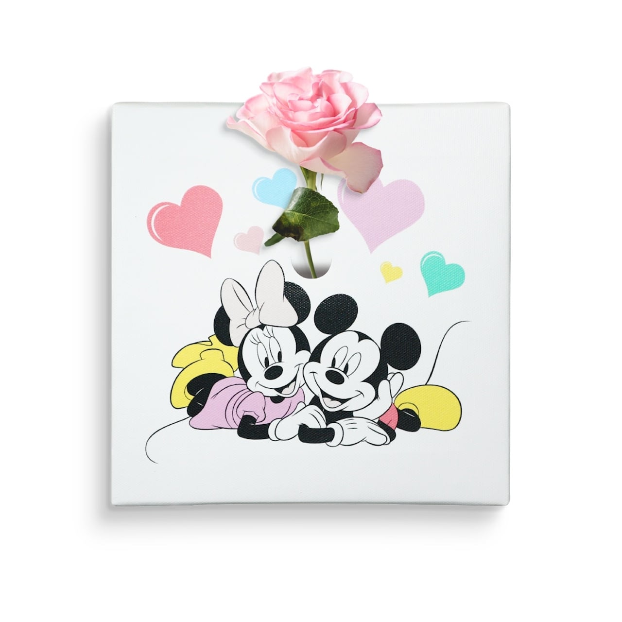ディズニー アートパネル ミッキー ミニー 一輪挿し IKE-DSNY-2410-08