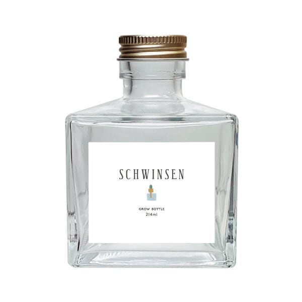 GROW BOTTLE(グリーントイ栽培用ボトル)214ml | SCHWINSEN GROW BOTTLE(グリーントイ栽培用ボトル)214ml | SCHWINSEN