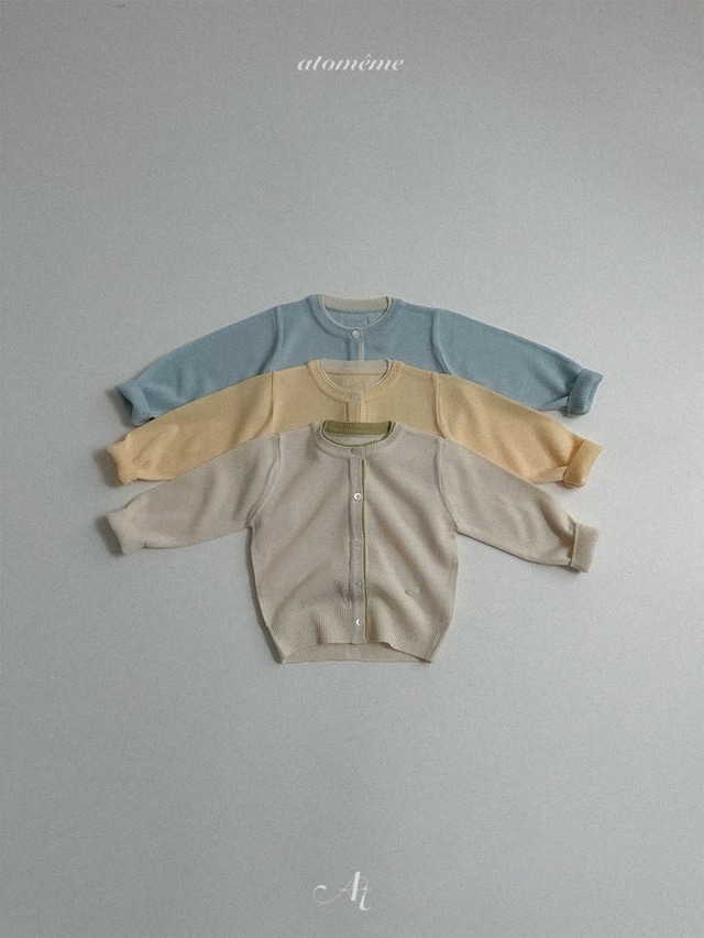 【予約】Color Block Knit Cardigan / atomeme