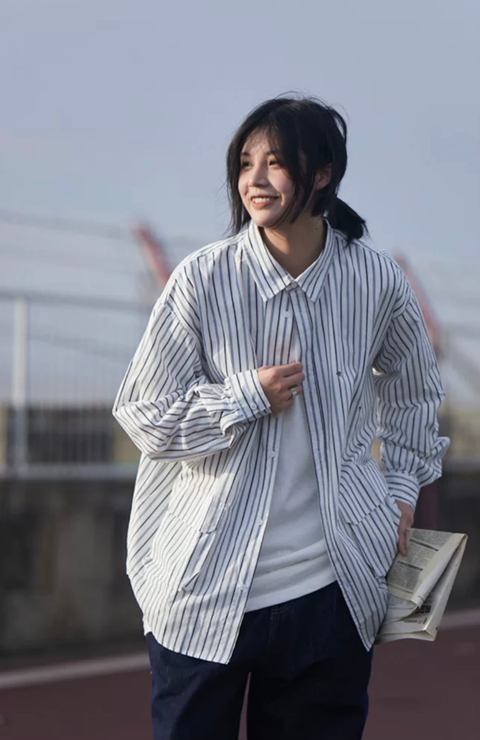 ストライプガーデニングシャツ / Striped Gardening Shirt
