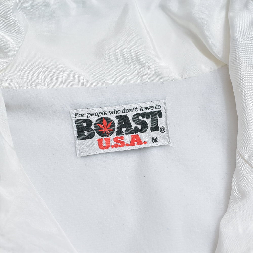 90s BOAST U.S.A. ボースト ロゴ刺繍 切替 デザイン ナイロン