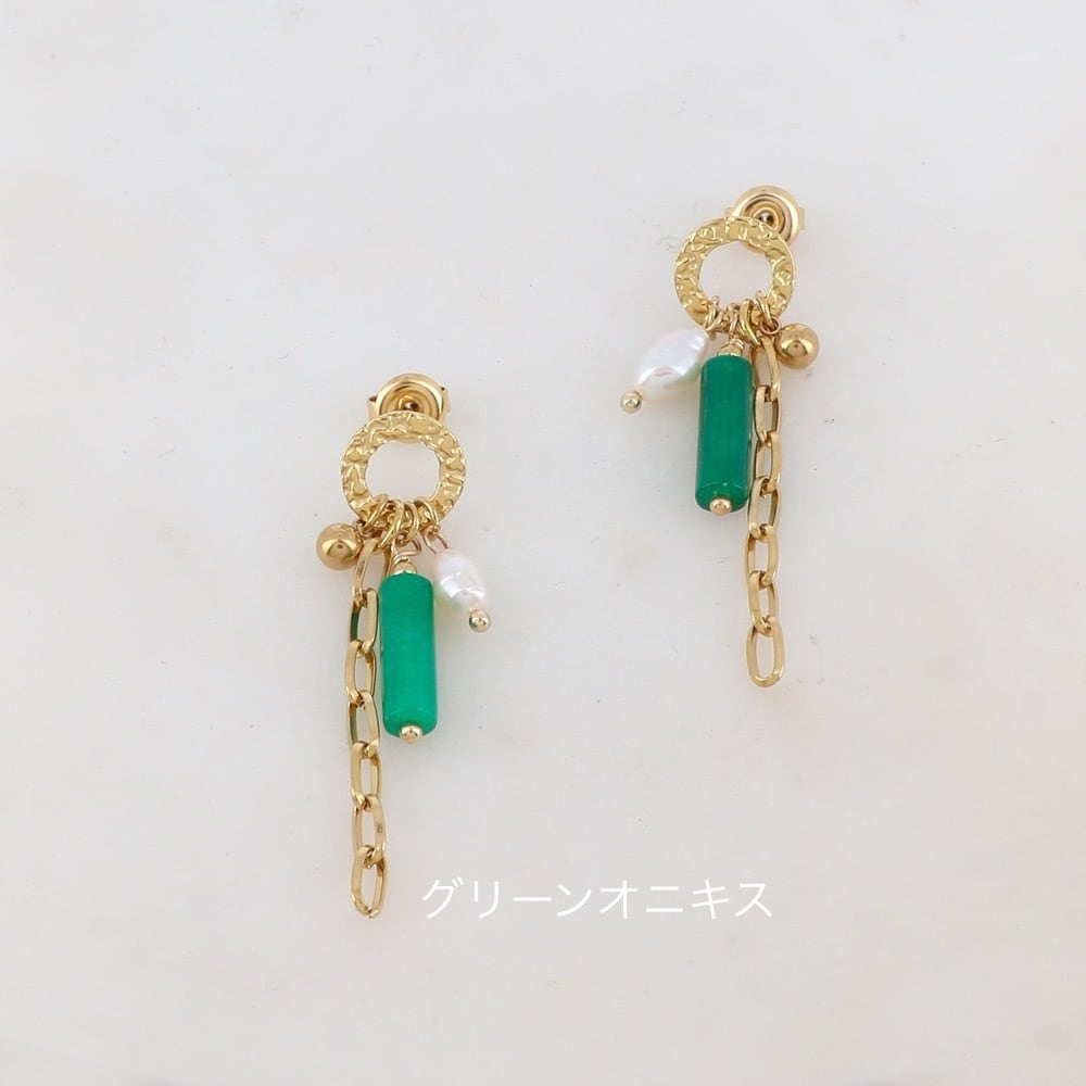 SALE〟【ikita paris】 天然石ピアス IKP155 | ikita paris / bohm