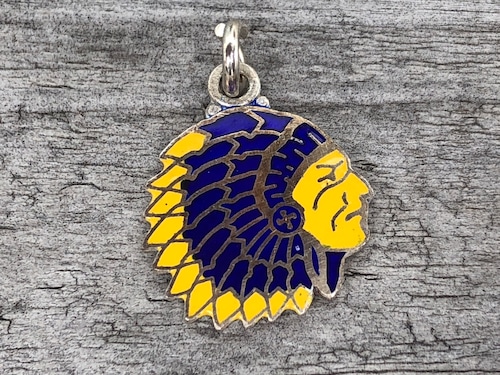 Wells Sterling Charm-Indian Head