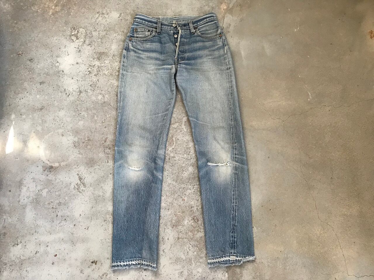 70~80s Levis 501 66 chain stich