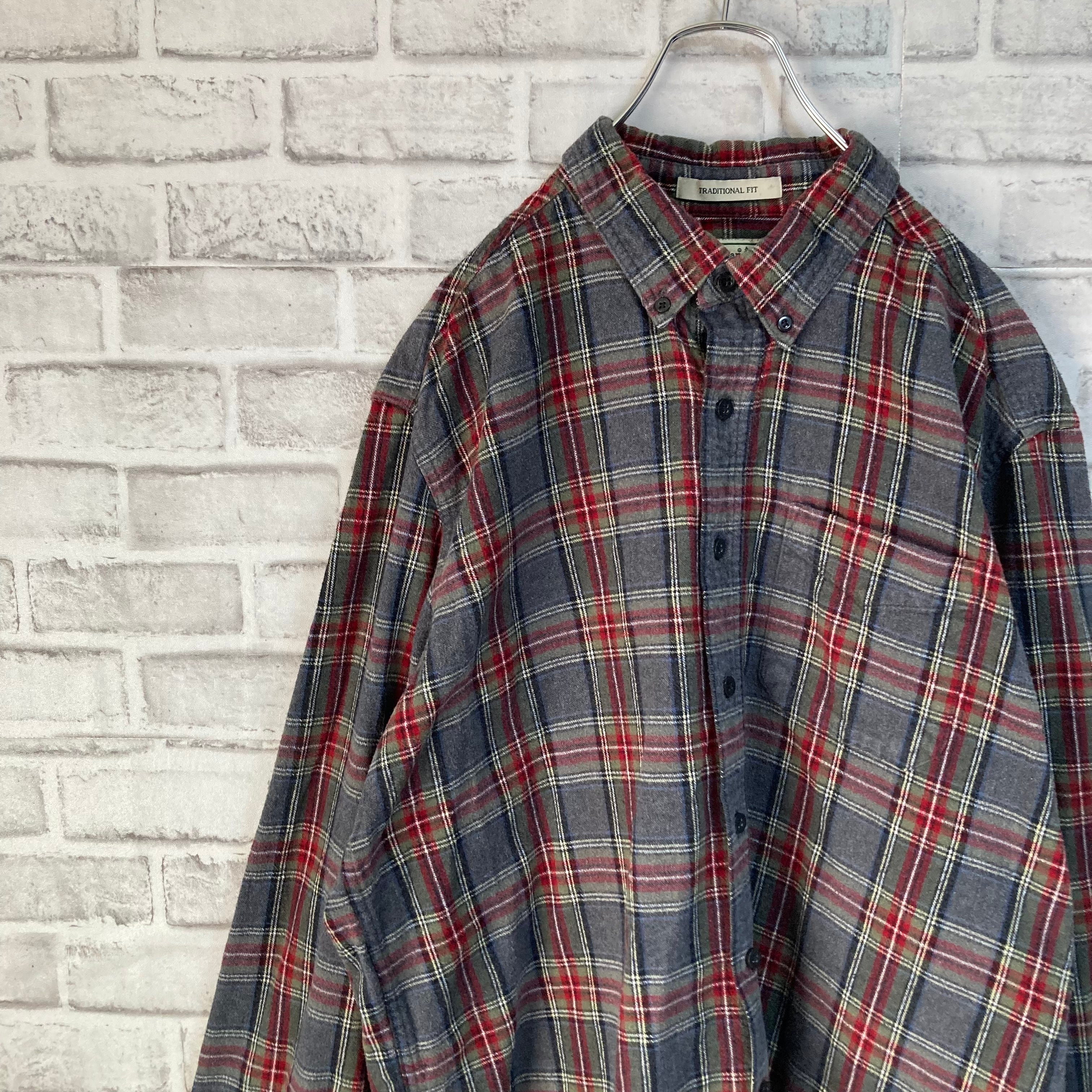 IZOD】L/S Rugger Shirt L 90s アイゾッド ラガーシャツ 長袖