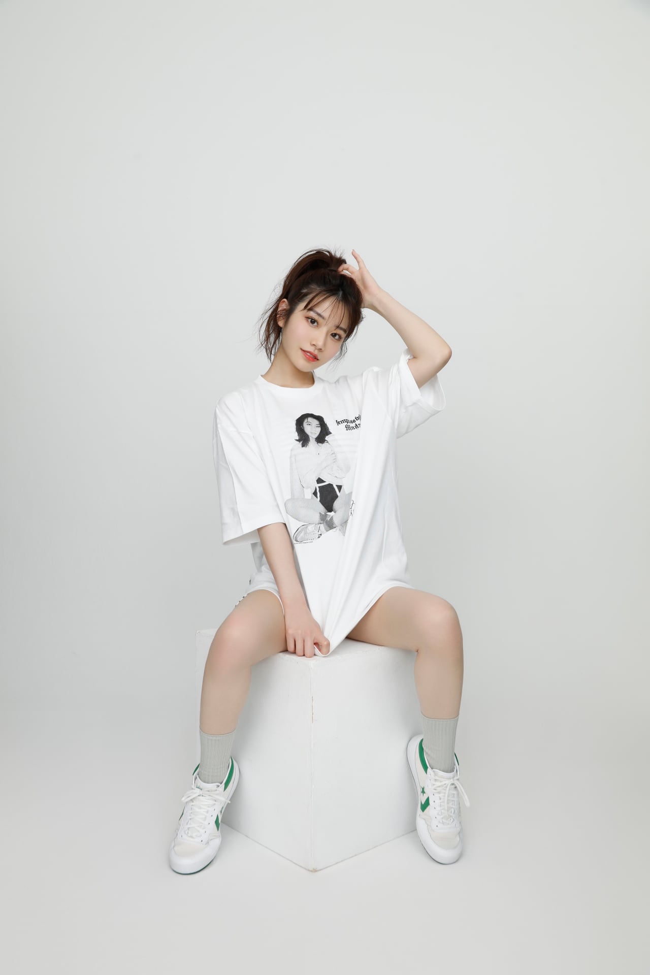 数量限定！【UNISEX】【河北彩花コラボ】 Saika Kawakita Tee by MNKM
