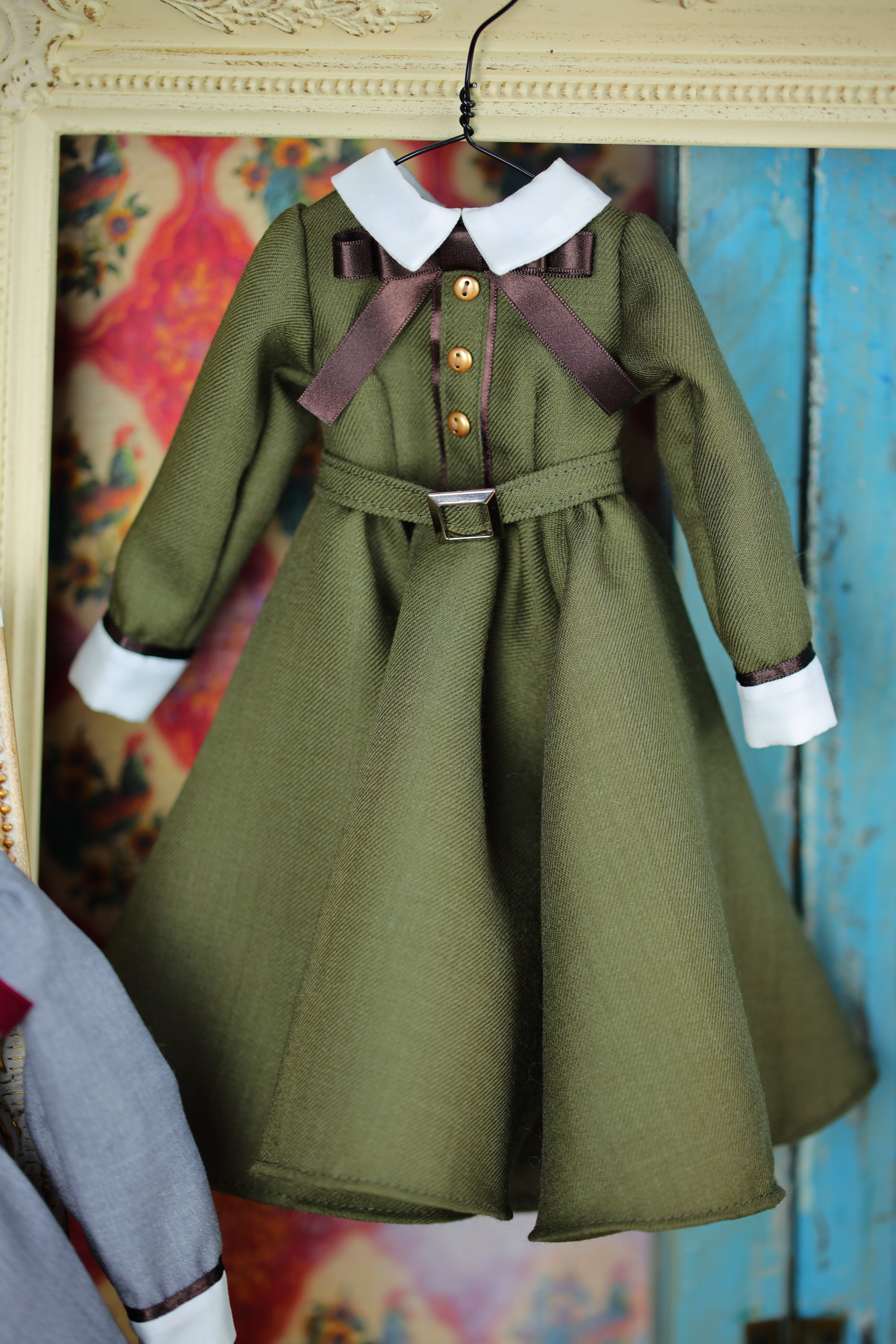 MDD / SDM対応OF 【深碧の森の館ドレス オリーブグリーン】MDD MDD / SDM対応OF 【深碧の森の館ドレス オリーブグリーン】MDD