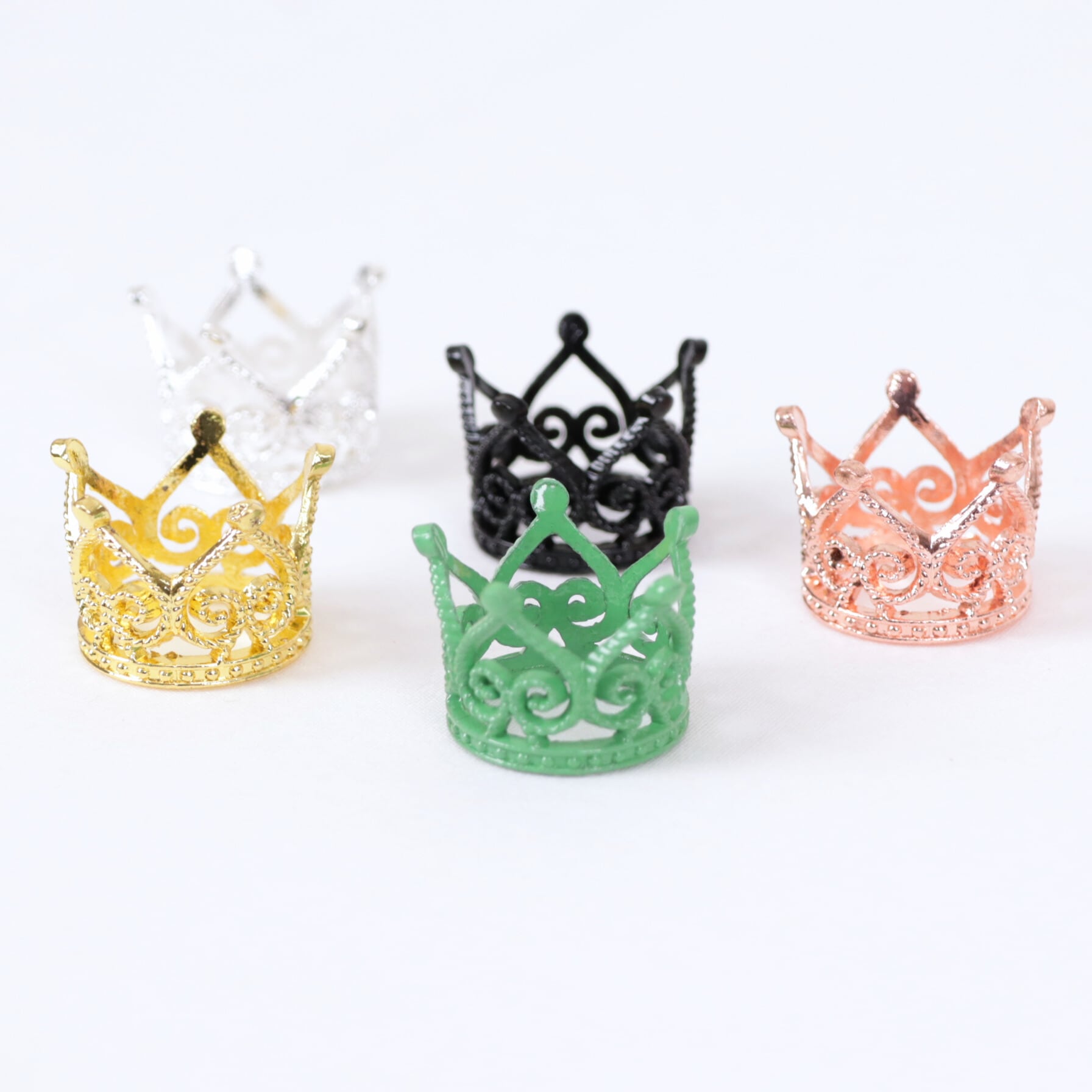 立体 王冠 パーツ 金属 02000119 ハンドメイド 装飾 飾り | リボンと