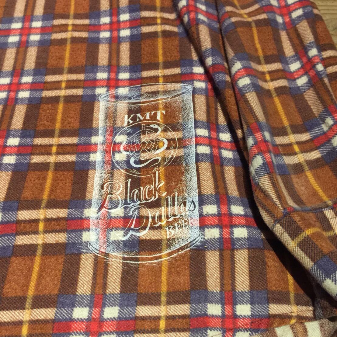 BLACK DALLAS "BD CAN" FLANNEL SHIRT