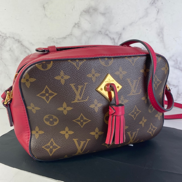 LOUIS VUITTON ルイヴィトン PVC ショルダーバッグ ブラウン A-7716