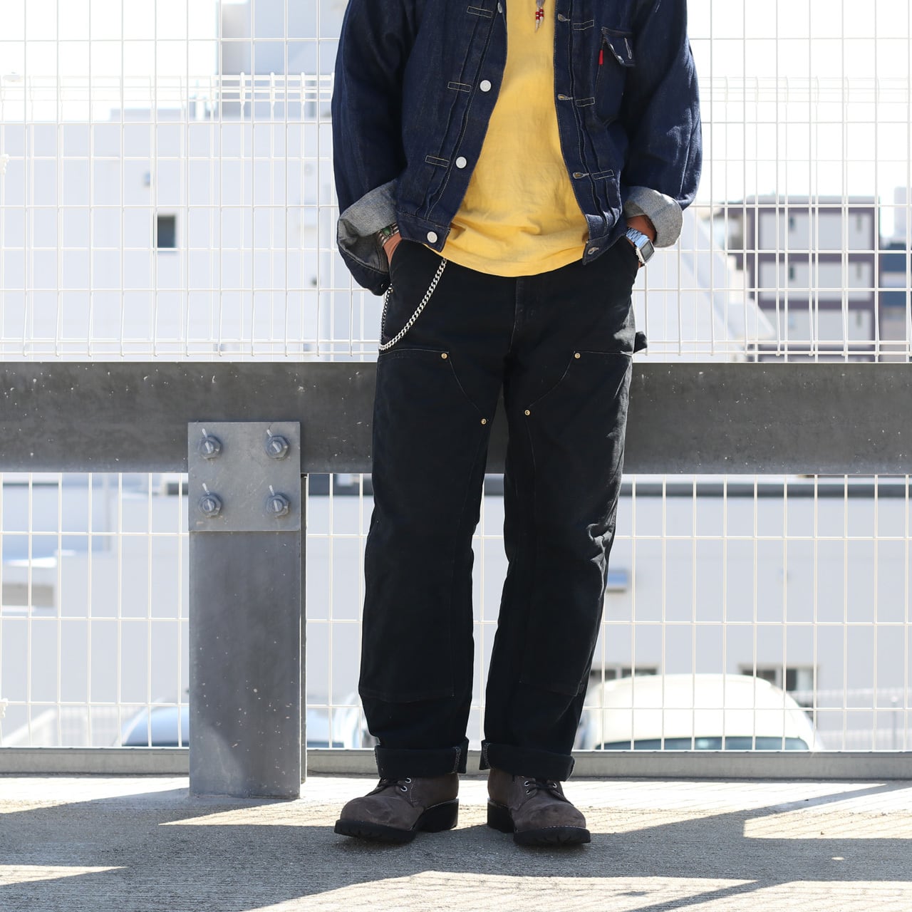 Carhartt ワークパンツ　ネイビーW31