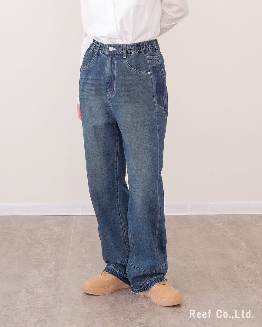 REMIXデニムストレートパンツ】 CP23-B283 Brand：コトポーネ | Reef