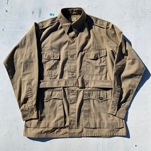 60's L.L.BEAN エルエルビーン サファリジャケット 筆記体タグ ...