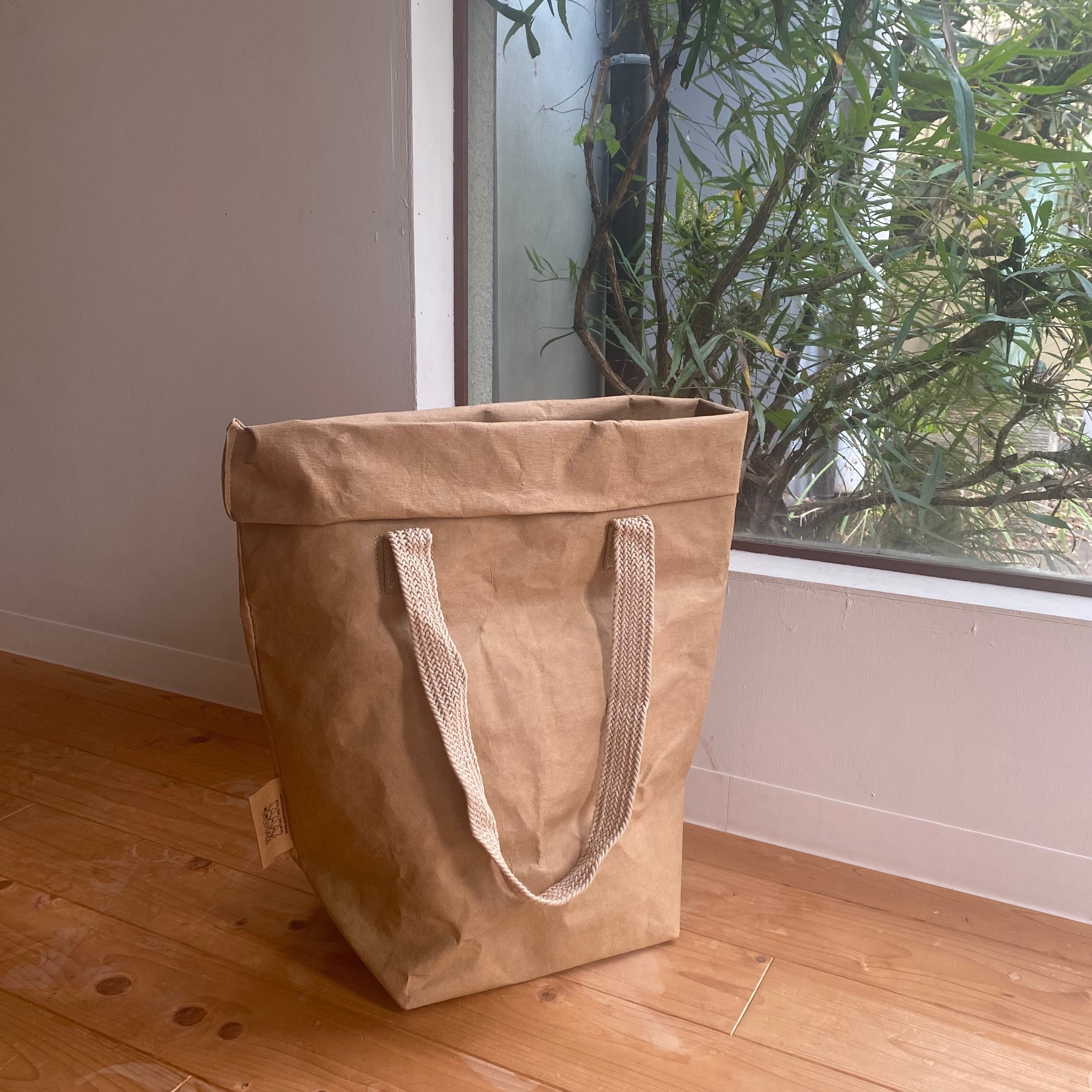 TEMBEA PAPER TOTE MEDIUM SAND-BEIGE | Pay ID