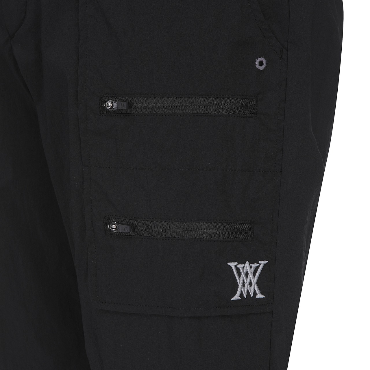 MEN ZIPPER POINT HALF PANTS