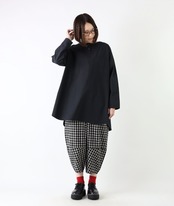 COLORK/コットン チェックバルーンパンツ