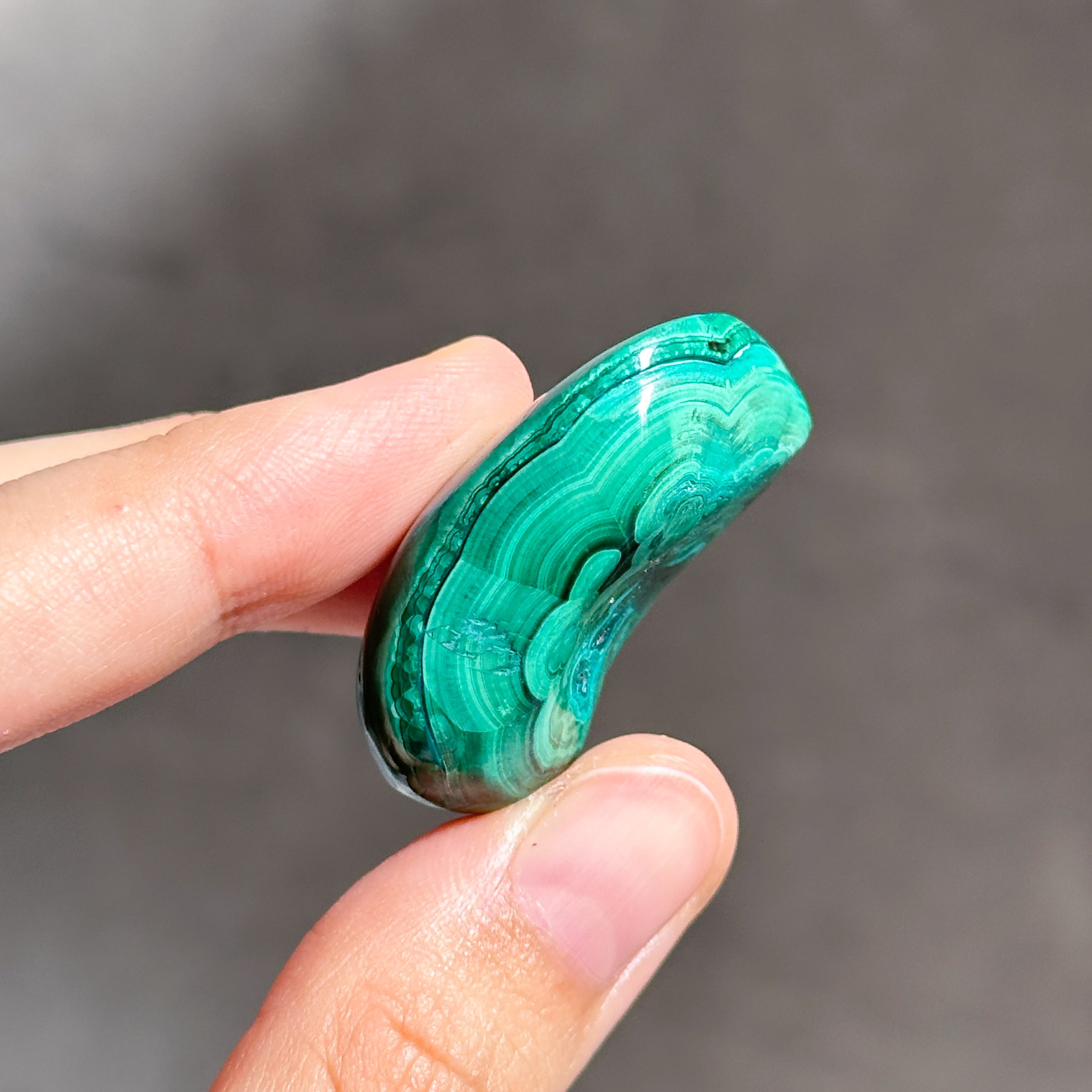 クリソコラ マラカイト マラカイト with クリソコラ（マラコラ） タンブル32◇ Malachite with