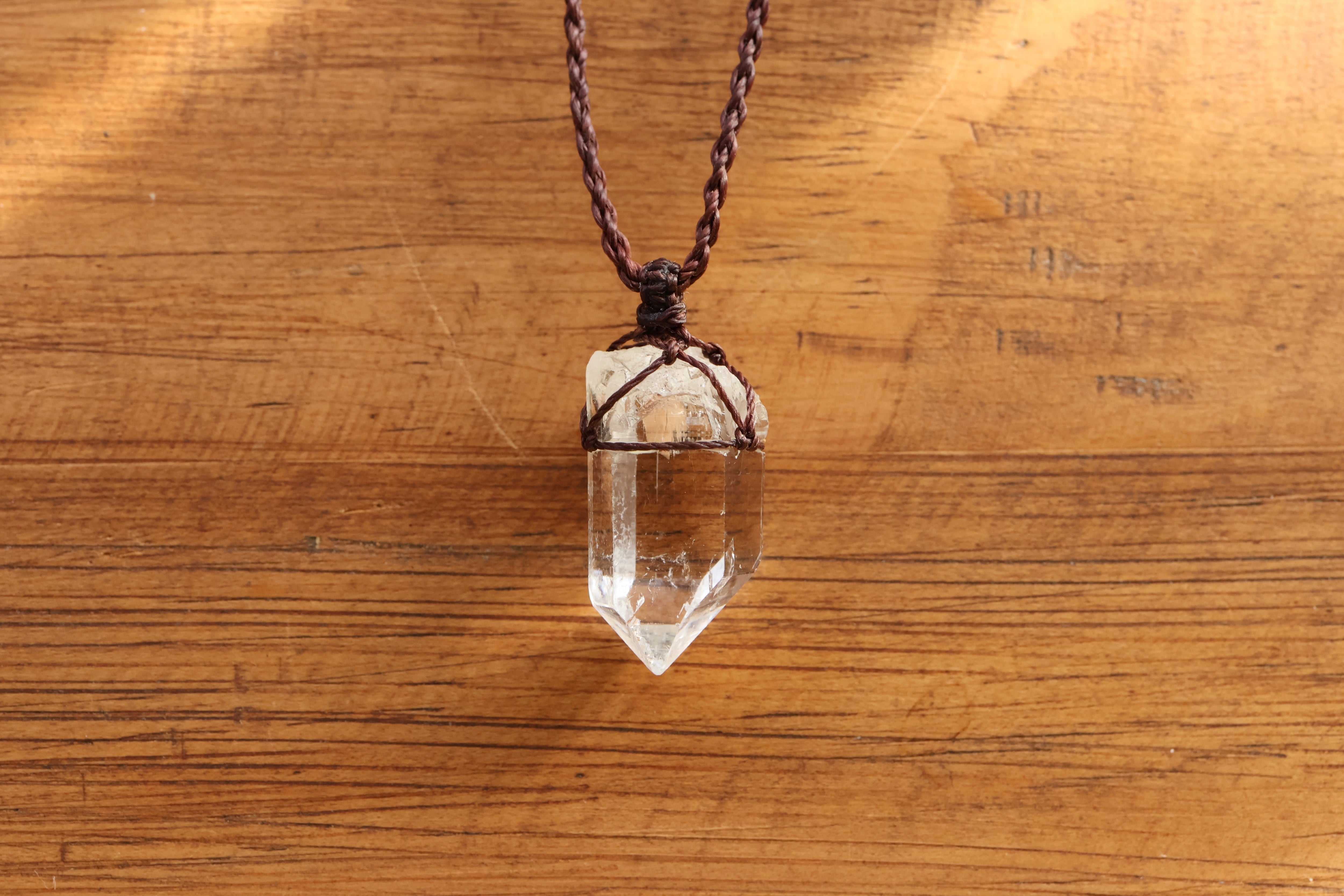 ヒマラヤ水晶ネックレス マニハール産 | 石垣島の夜光貝アクセサリーと