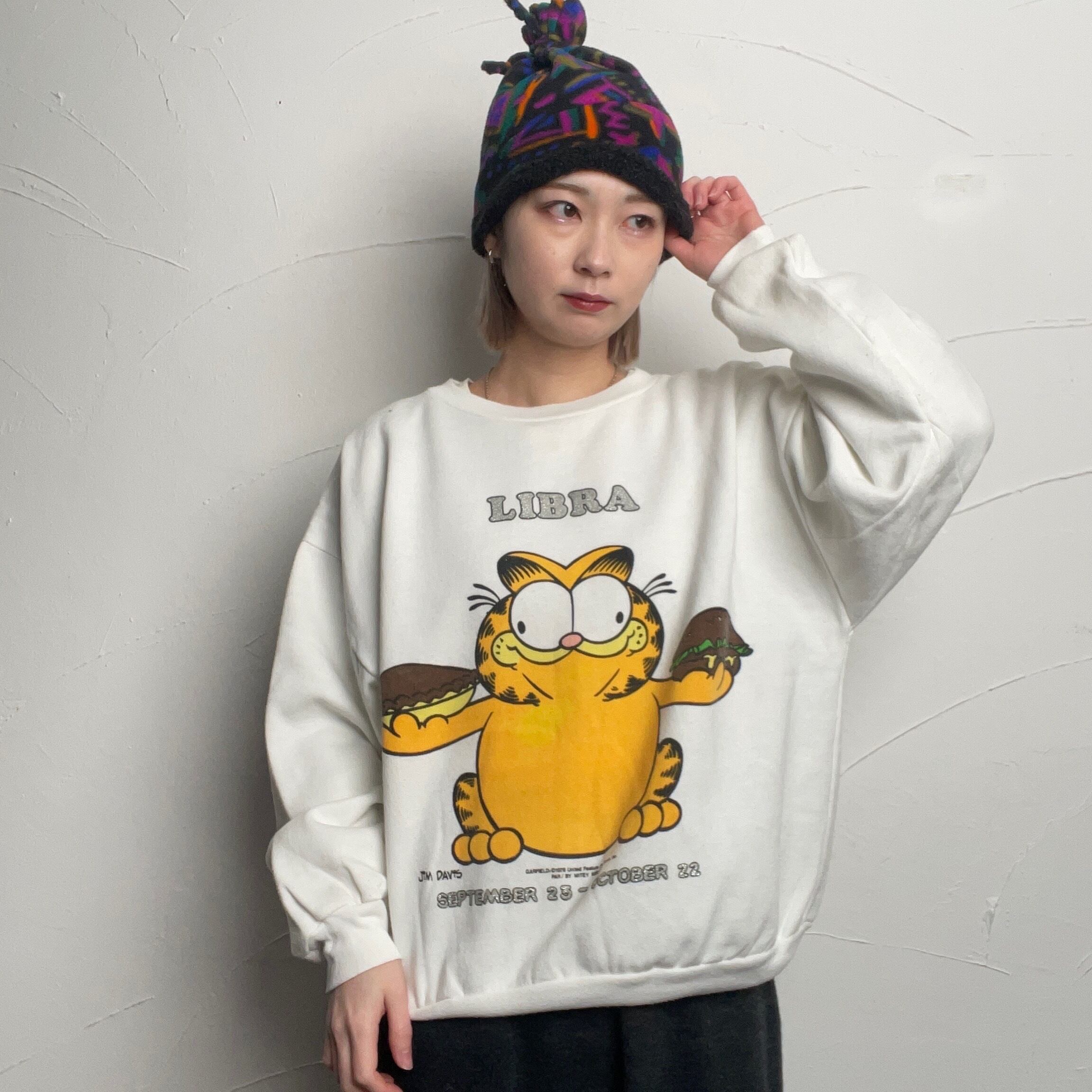 70s “GARFIELD” printed sweat shirt / 古着 ガーフィールド 