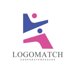 支え合う人Kのロゴ