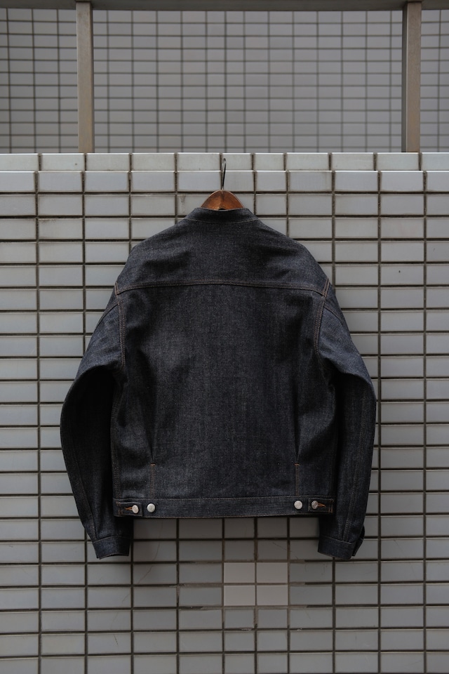 Utah/”stabilizer gnz” 8-52 stand collar jacket/indigo