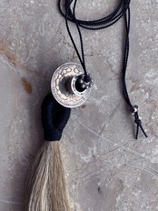 tay original／Hourse hair code necklace（natural）