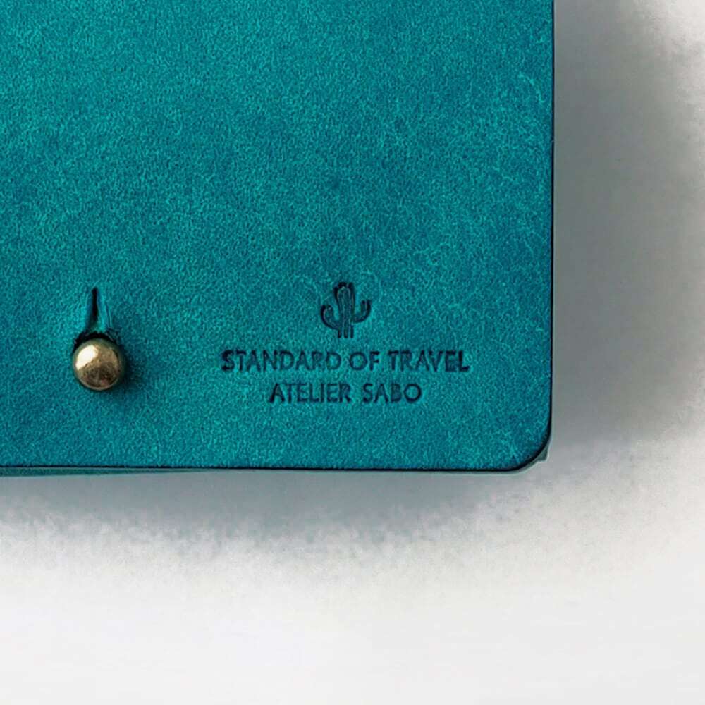 めっちゃ入る 三つ折り財布（ギボシVer）【ターコイズ×イエロー