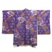 4095 銘仙 長羽織 アンティーク着物 正絹 昭和レトロ ヴィンテージ 古布 和装 和服 HAORI JACKET ANTIQUE KIMONO JAPAN VINTAGE
