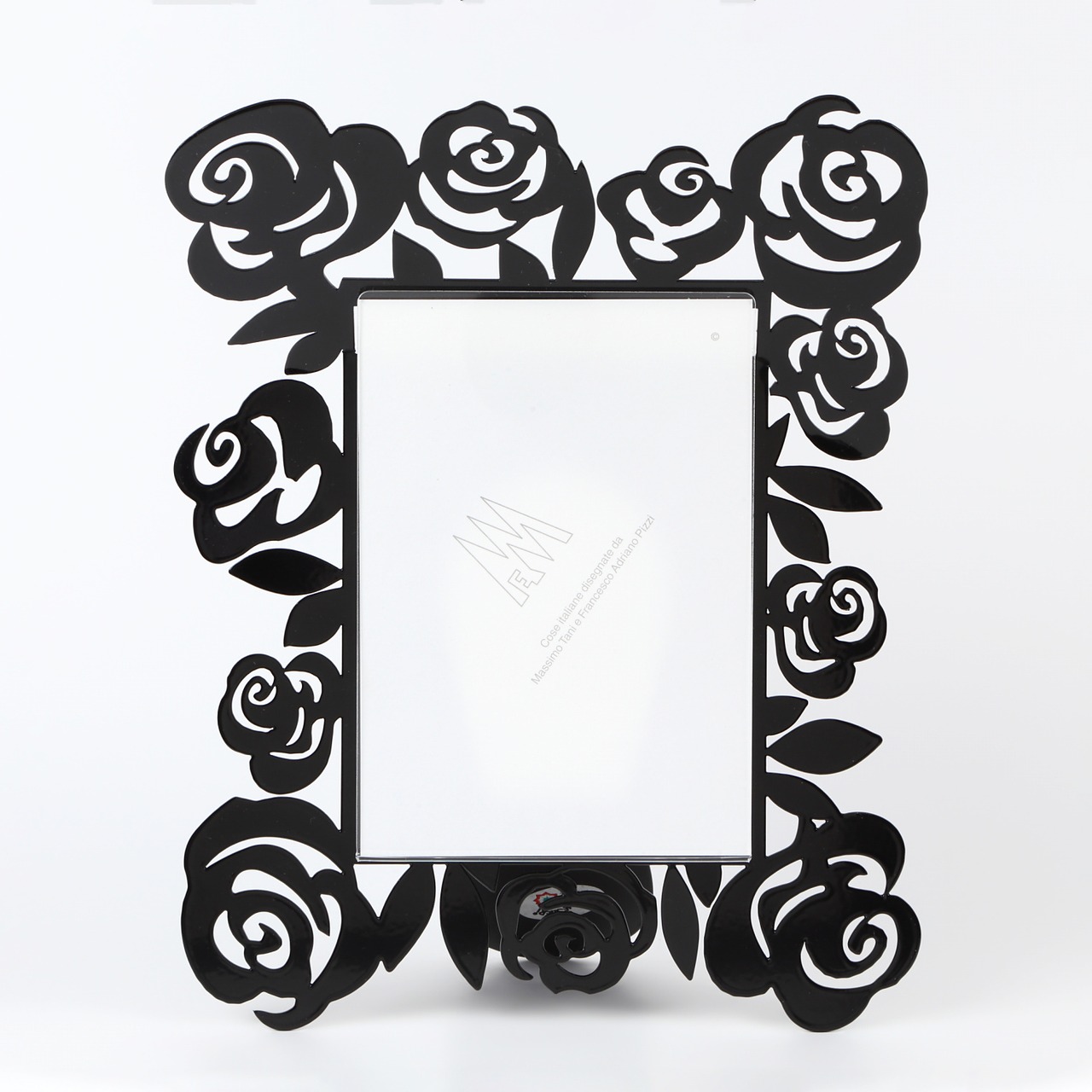 Arti e Mestieri  フォトフレーム（ブラック）大 ブラック 薔薇 花 バラ 217-02